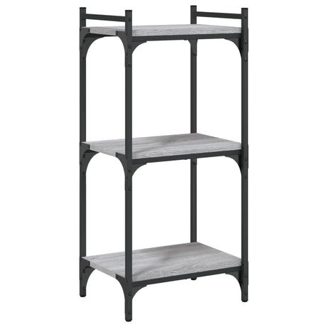 Bookcase 3-Tier 40X30X Engineered Wood