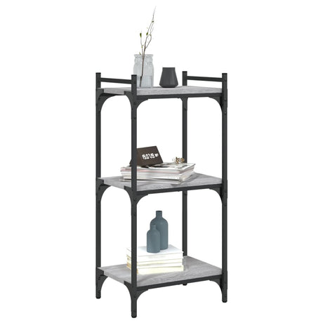 Bookcase 3-Tier 40X30X Engineered Wood