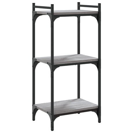 Bookcase 3-Tier 40X30X Engineered Wood