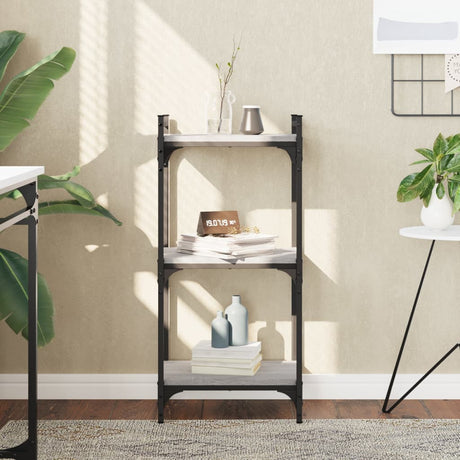 Bookcase 3-Tier 40X30X Engineered Wood