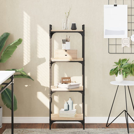 Bookcase 3-Tier 40X30X Engineered Wood