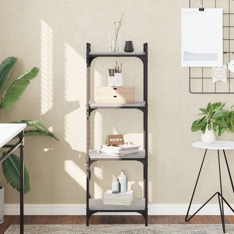 Bookcase 3-Tier 40X30X Engineered Wood