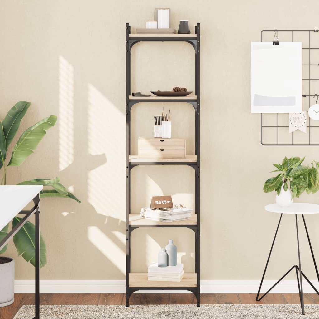 Bookcase 3-Tier 40X30X Engineered Wood
