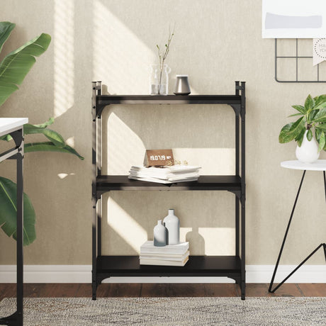 Bookcase 3-Tier 40X30X Engineered Wood