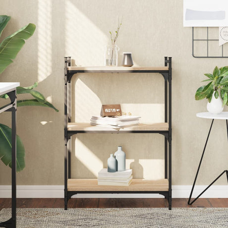 Bookcase 3-Tier 40X30X Engineered Wood