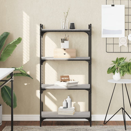 Bookcase 3-Tier 40X30X Engineered Wood
