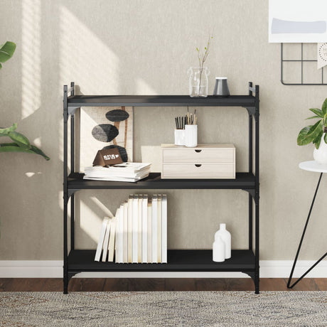 Bookcase 3-Tier 40X30X Engineered Wood