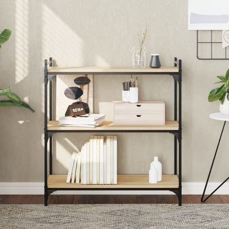 Bookcase 3-Tier 40X30X Engineered Wood