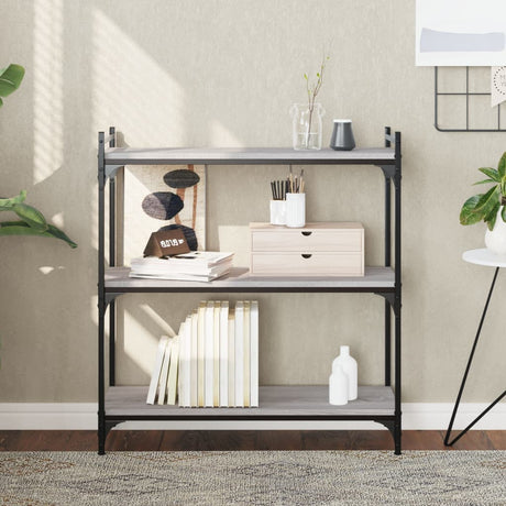 Bookcase 3-Tier 40X30X Engineered Wood