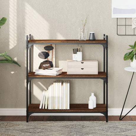 Bookcase 3-Tier 40X30X Engineered Wood