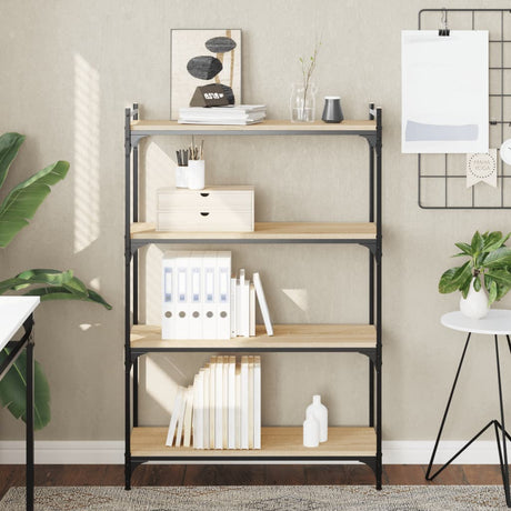 Bookcase 3-Tier 40X30X Engineered Wood