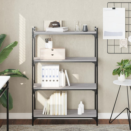 Bookcase 3-Tier 40X30X Engineered Wood