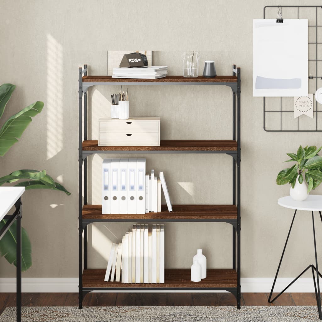 Bookcase 3-Tier 40X30X Engineered Wood