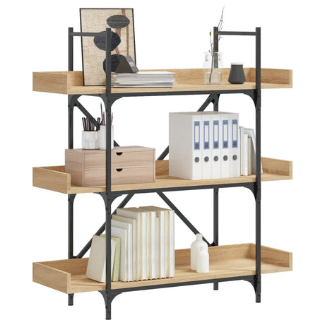 Bookcase 4-Tier 100X33X Engineered Wood