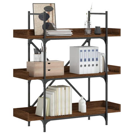 Bookcase 4-Tier 100X33X Engineered Wood