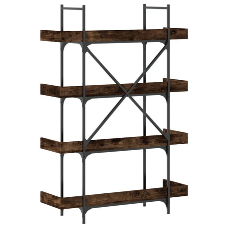 Bookcase 4-Tier 100X33X Engineered Wood
