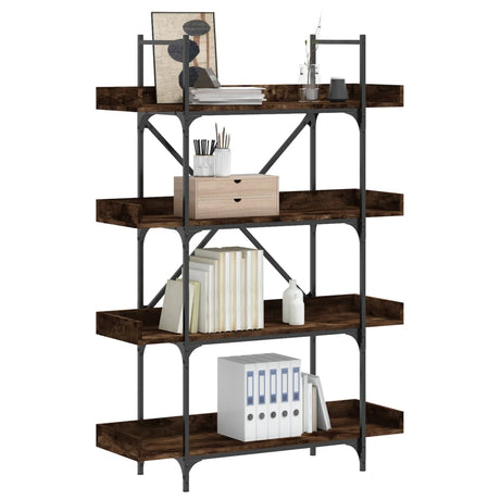 Bookcase 4-Tier 100X33X Engineered Wood