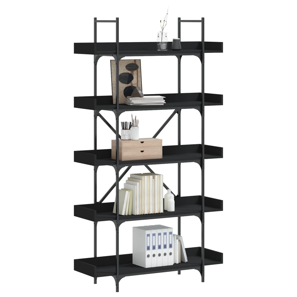Bookcase 4-Tier 100X33X Engineered Wood