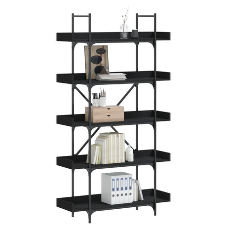 Bookcase 4-Tier 100X33X Engineered Wood
