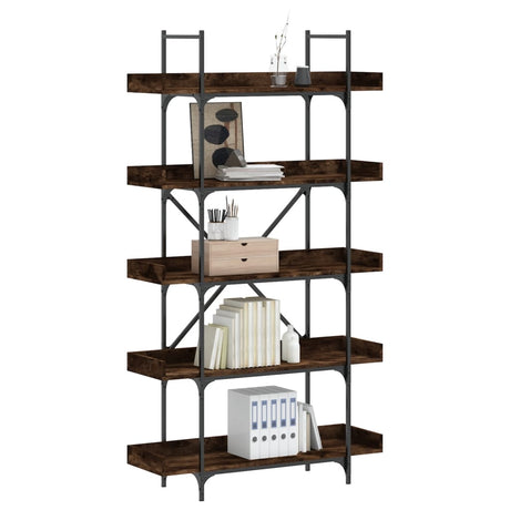 Bookcase 4-Tier 100X33X Engineered Wood
