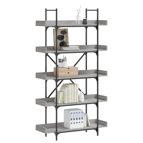 Bookcase 4-Tier 100X33X Engineered Wood