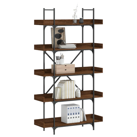 Bookcase 4-Tier 100X33X Engineered Wood