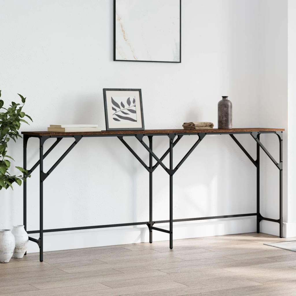 Console Table 180X29X75 Cm Engineered Wood