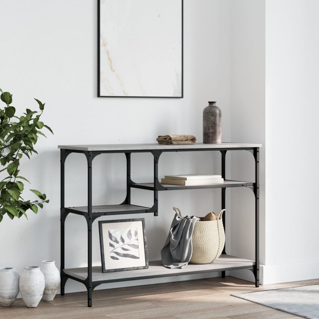Console Table With Shelves 100X35X75 Cm