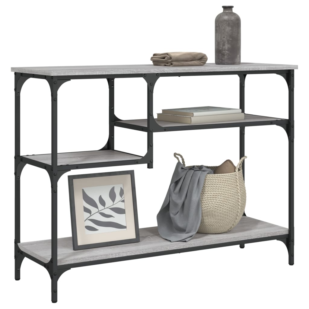 Console Table With Shelves 100X35X75 Cm