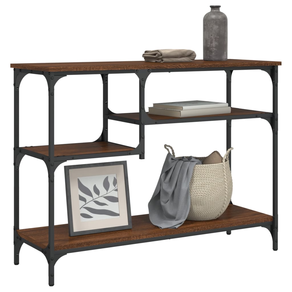 Console Table With Shelves 100X35X75 Cm