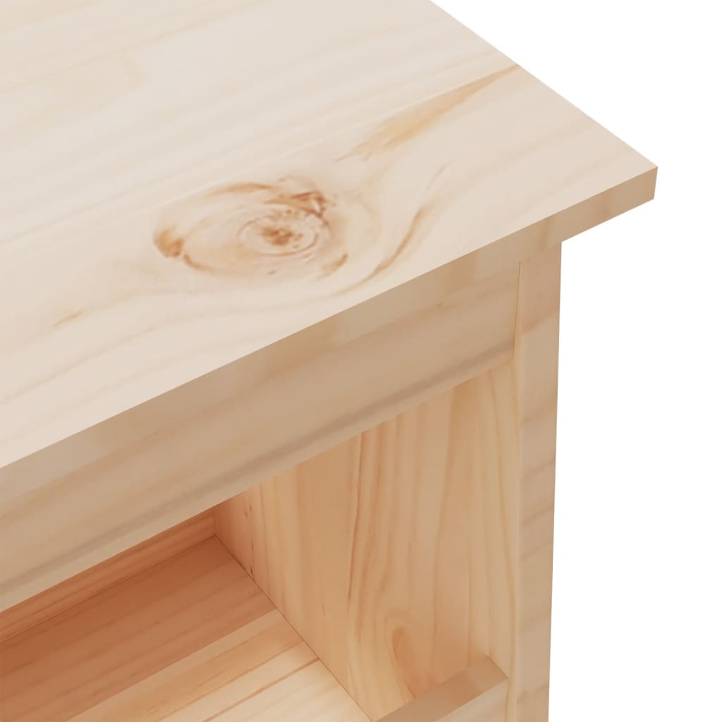 Hall Bench Solid Wood Pine