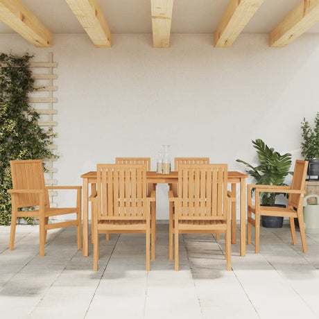 5 Piece Garden Dining Set Solid Wood Teak