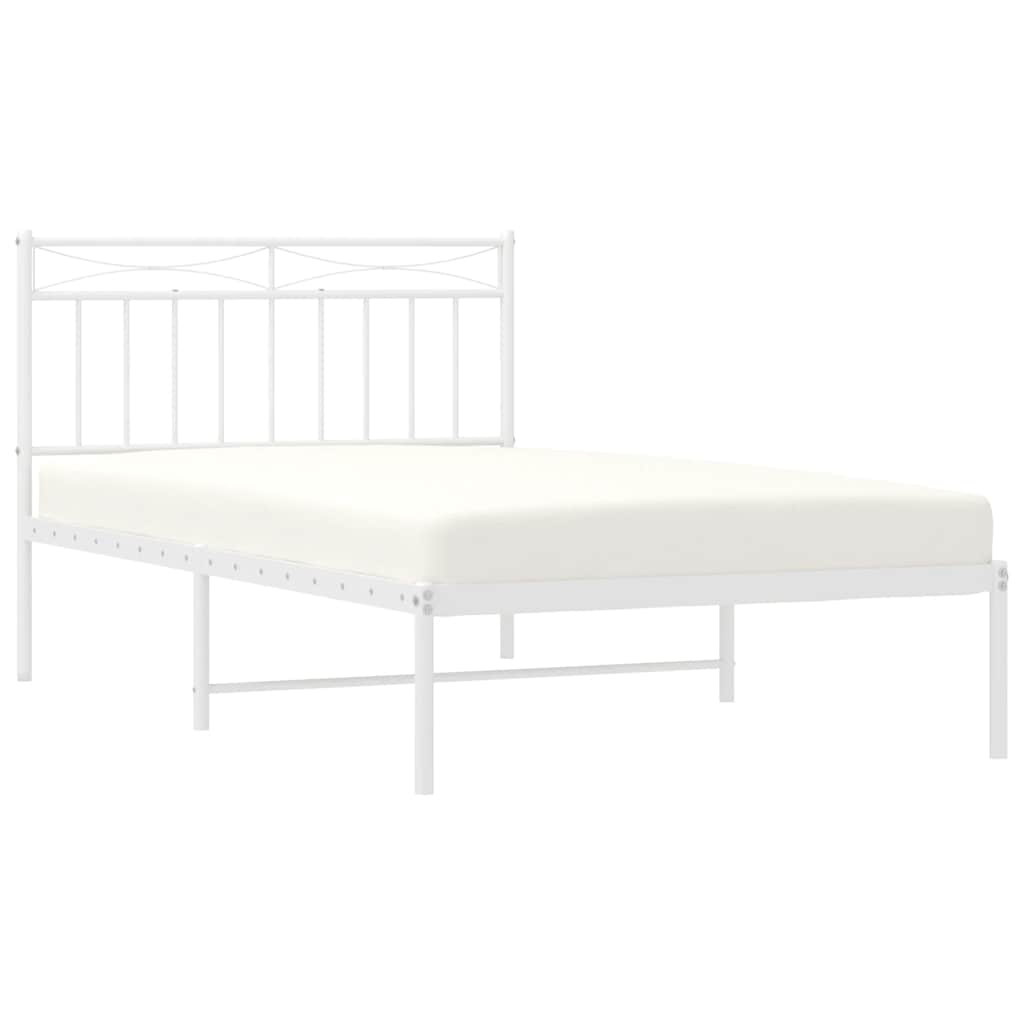 Metal Bed Frame Without Mattress 100X200Cm