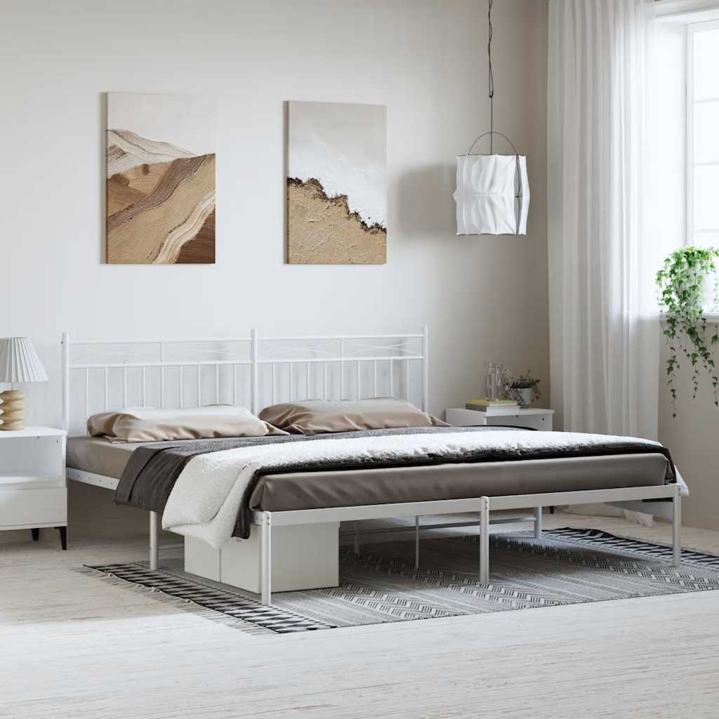 Metal Bed Frame Without Mattress 100X200Cm