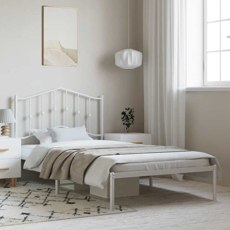 Metal Bed Frame Without Mattress 90X200Cm