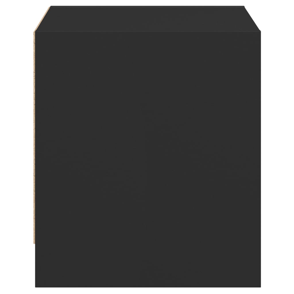 Bedside Cabinet With Glass Door 35X37X42 Cm