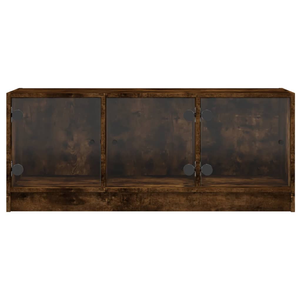 Tv Cabinet With Glass Doors 102X37X42 Cm