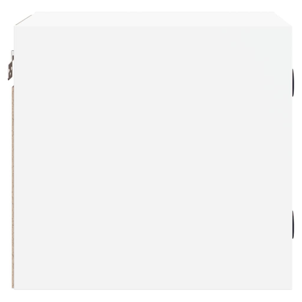 Bedside Cabinet With Glass Door 35X37X35 Cm