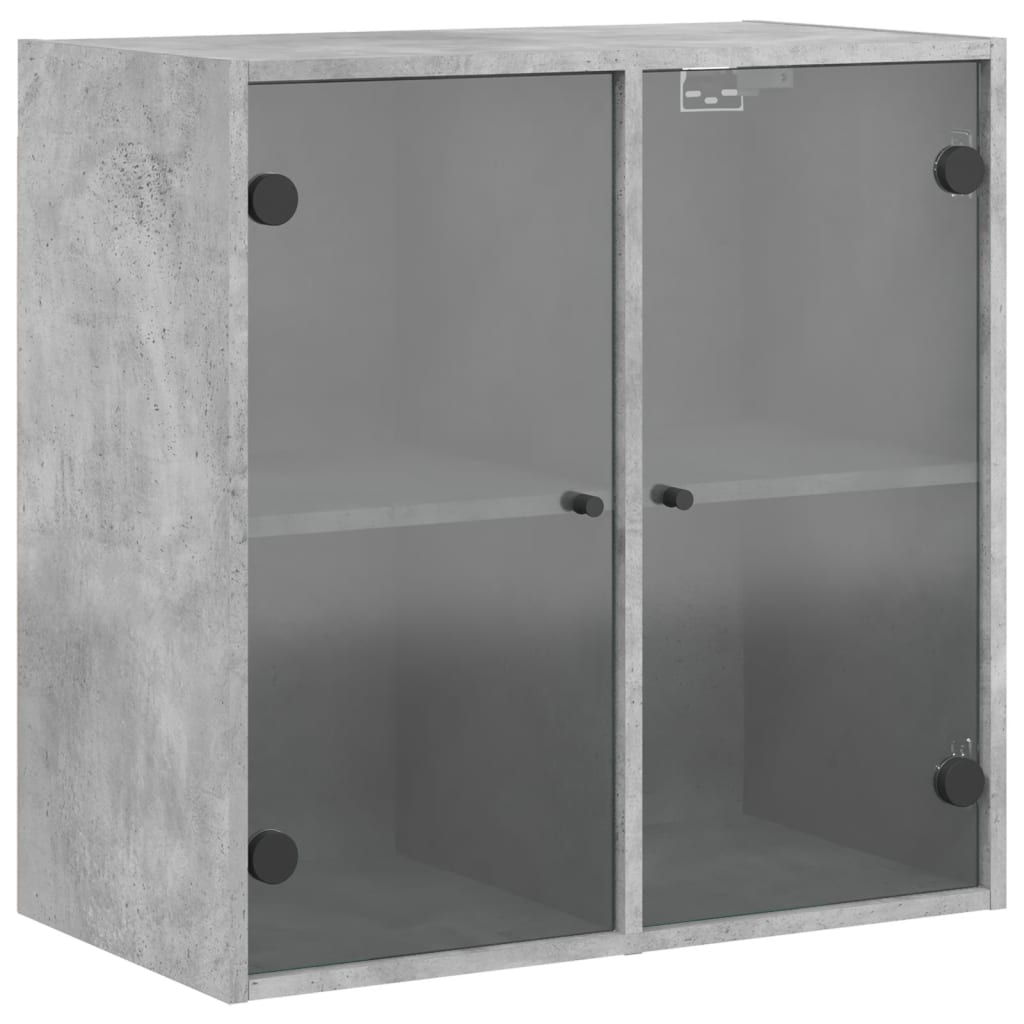 Wall Cabinet With Glass Doors 68X37X68.5 Cm