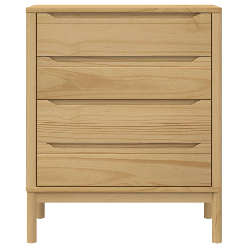 Chest Of Drawers Floro Solid Wood Pine