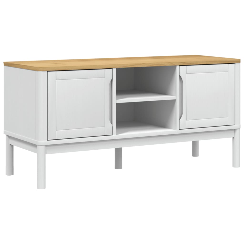 Tv Cabinet Floro 114X43X55 Cm Solid Wood Pine