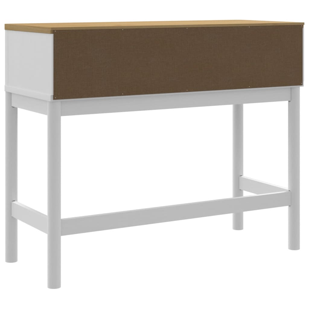 Console Table Floro 89.5X36.5X73 Cm Solid Wood Pine