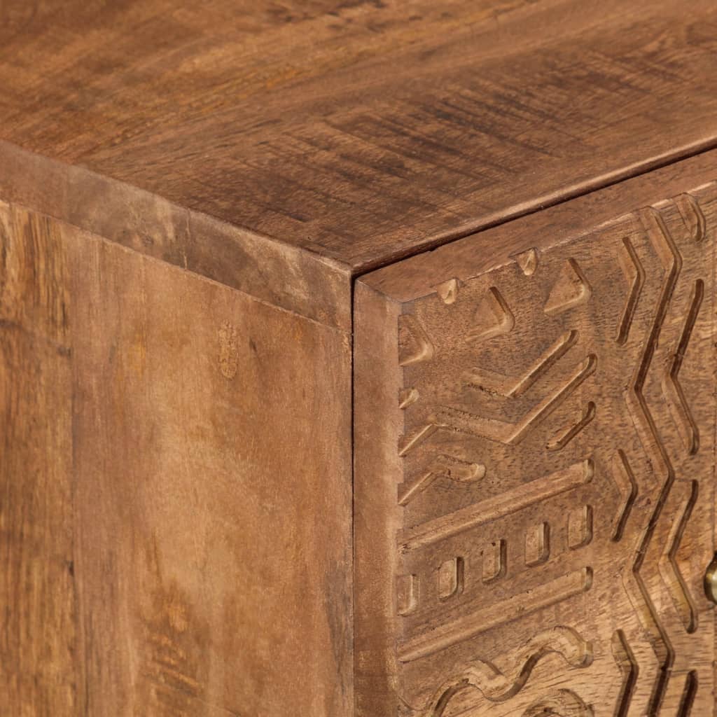 Chest Of Drawers Solid Wood Mango And Iron