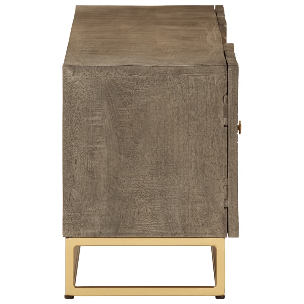 Tv Cabinet Solid Wood Mango And Iron