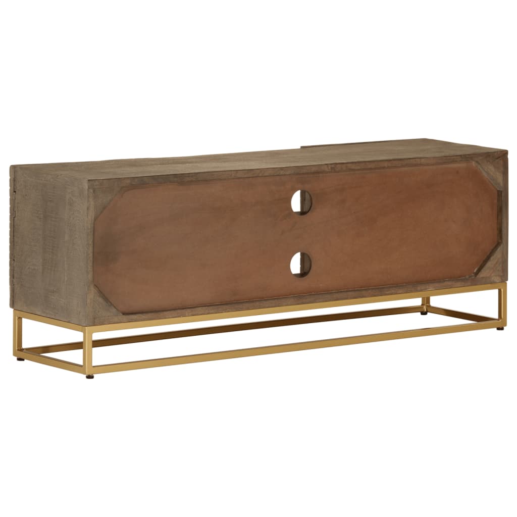 Tv Cabinet Solid Wood Mango And Iron