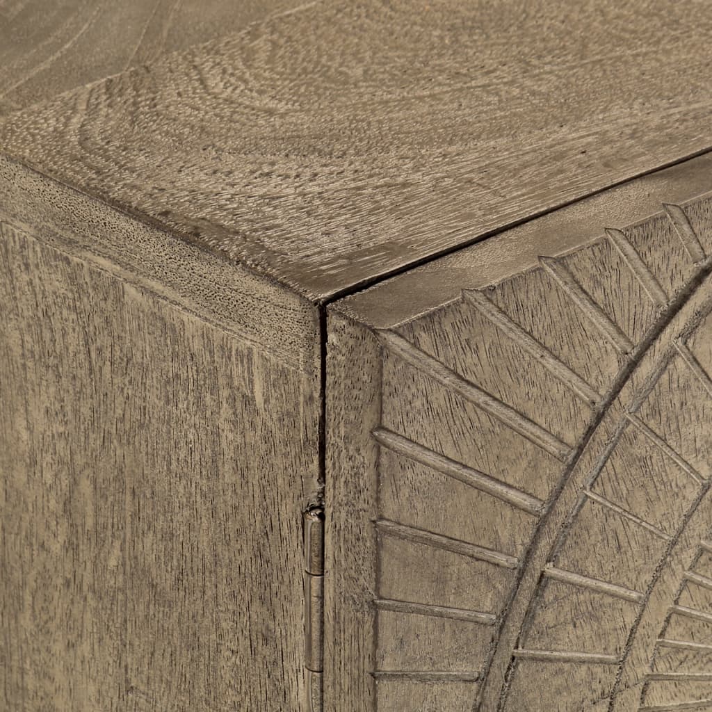 Tv Cabinet Solid Wood Mango And Iron