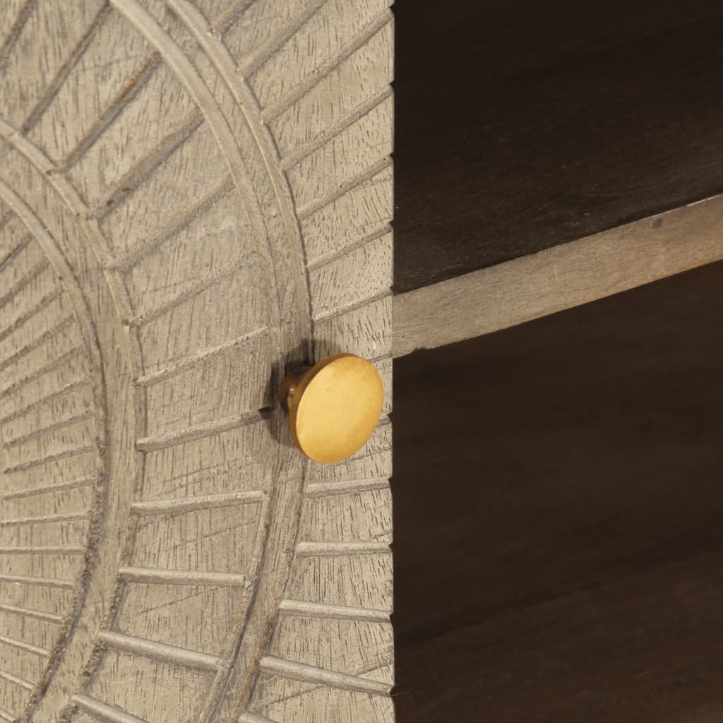 Tv Cabinet Solid Wood Mango And Iron