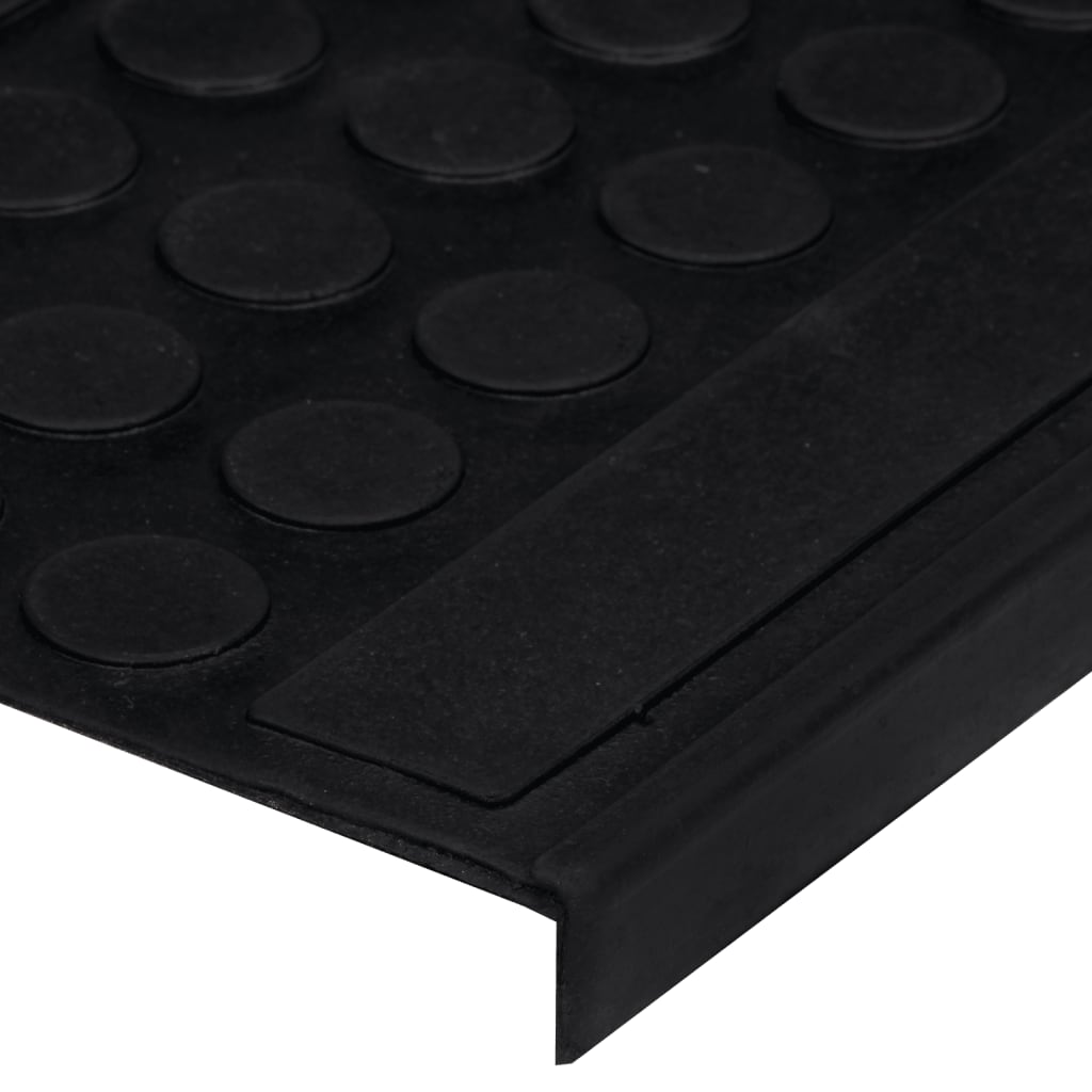Stair Treads 10 Pcs 25X75 Cm Rubber