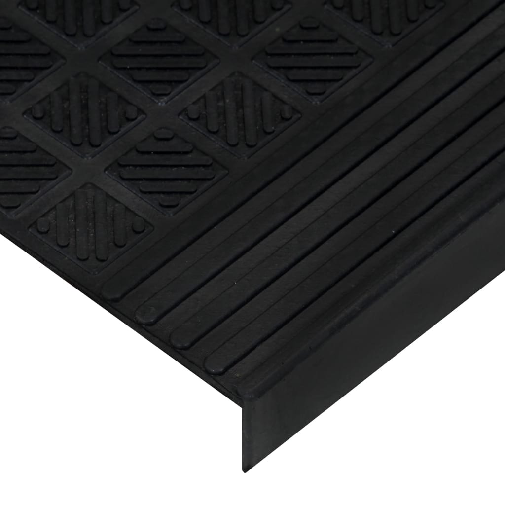 Stair Treads 10 Pcs 25X75 Cm Rubber