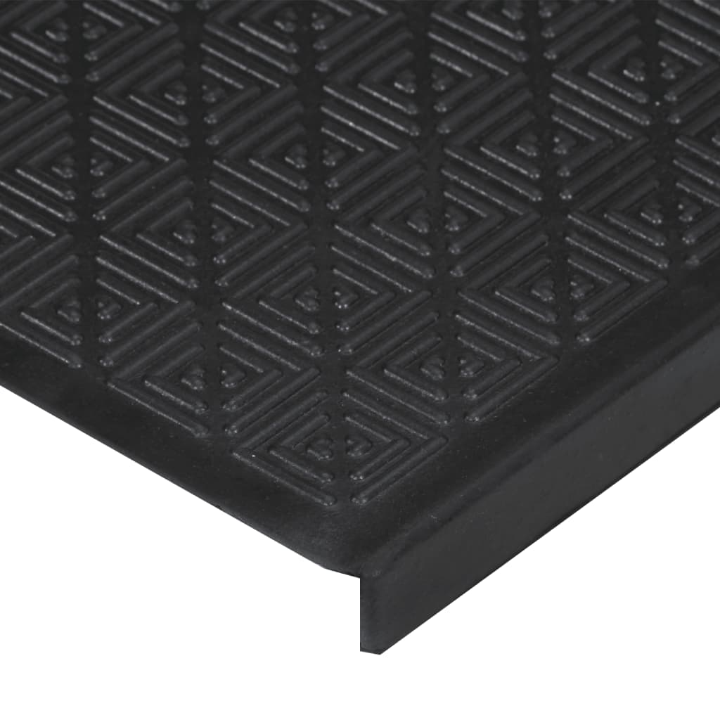 Stair Treads 10 Pcs 25X75 Cm Rubber
